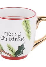 Merry Christmas Red Bird Branches Mug