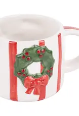 Merry & Bright Wreath Mug