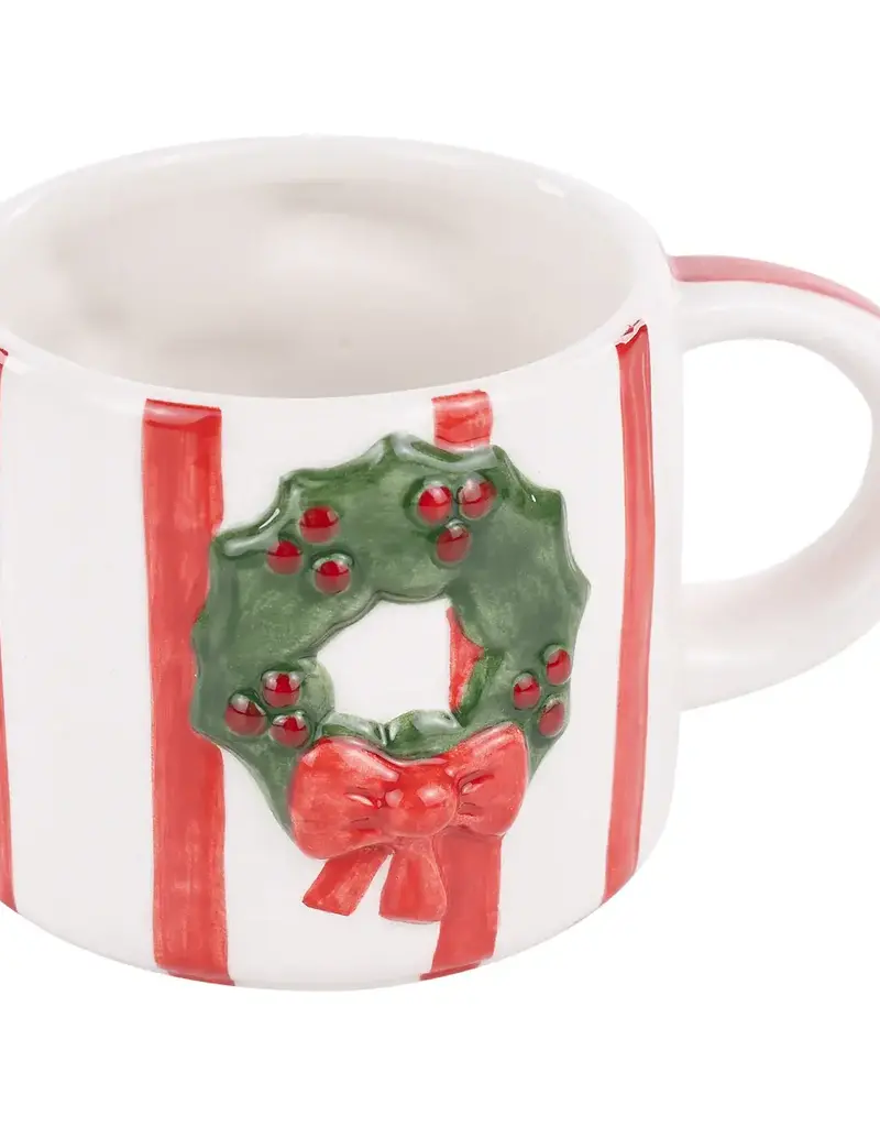 Merry & Bright Wreath Mug