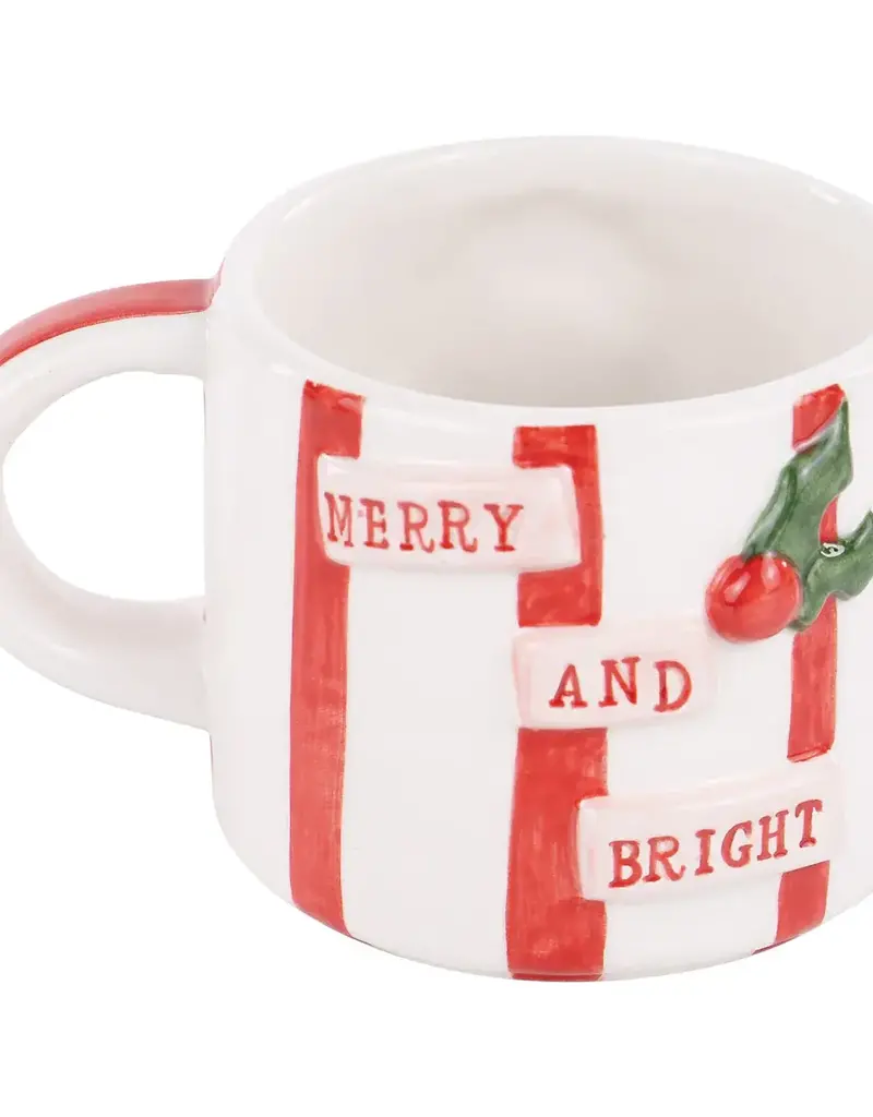 Merry & Bright Wreath Mug