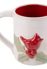 Cardinal Holly Mug