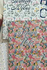 Pink/Blue Floral Sermon Notes