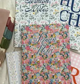 Pink/Blue Floral Sermon Notes