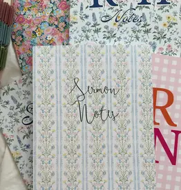 Floral Stripe Sermon Notes