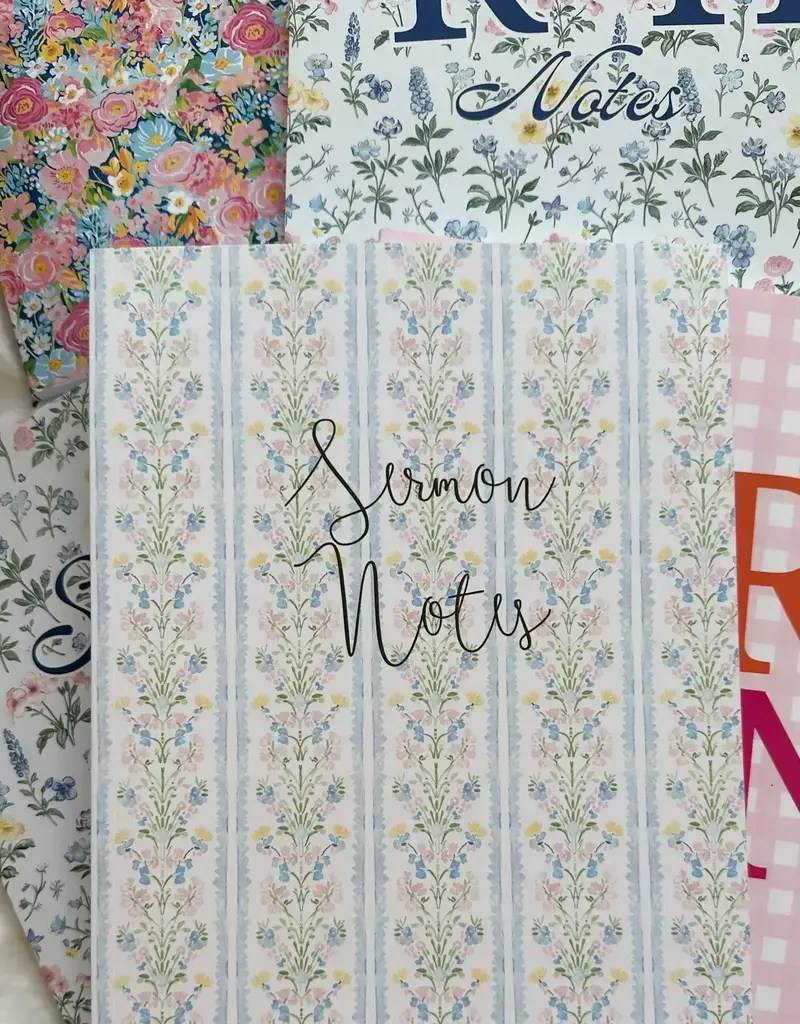 Floral Stripe Sermon Notes