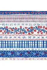 4th July Patriotic Red White Blue Flag Kitchen Towel Waffle