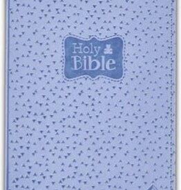 NLT Infant Bible New Testament--soft leather-look, blue