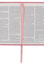 NLT Infant Bible New Testament--soft leather-look, pink