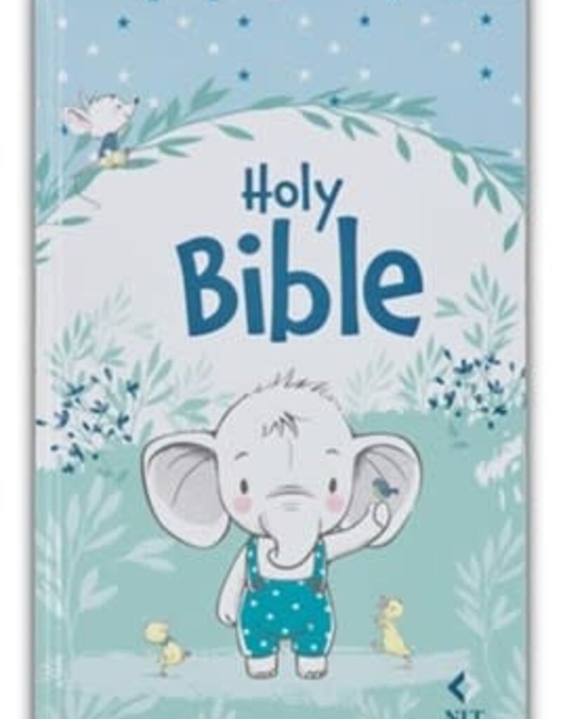 NLT Infant Bible--hardcover, blue