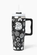 Jesus Is King Stainless Steel 30oz Tumbler with Handle