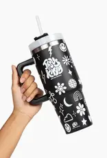 Jesus Is King Stainless Steel 30oz Tumbler with Handle