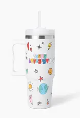 Jesus Loves You All Over Print Stainless Steel 30oz Tumbler with Handle