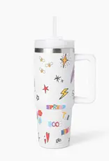 Jesus Loves You All Over Print Stainless Steel 30oz Tumbler with Handle