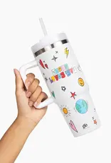 Jesus Loves You All Over Print Stainless Steel 30oz Tumbler with Handle