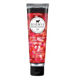 Dionis Goat Milk Hand & Body Cream - Berry Sparkle  3.3 oz.