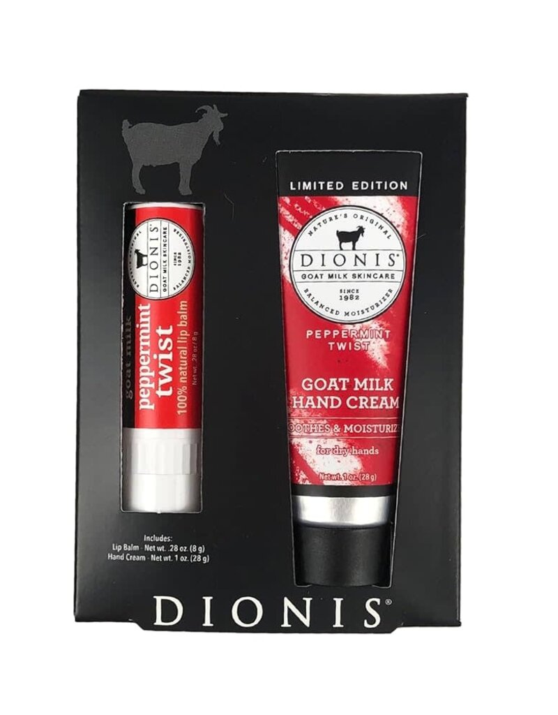 Dionis Peppermint Twist Lip & Hand Gift Set