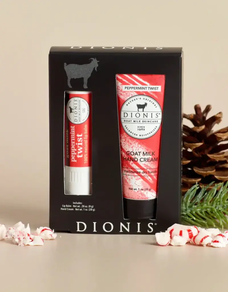 Dionis Peppermint Twist Lip & Hand Gift Set