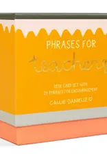 Phrases For Teachers Encouraging Desk Card Set