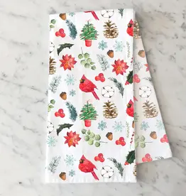 Christmas Nature - Holiday Tea Towel
