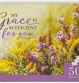 My Grace is Sufficient 500-piece Jigsaw Puzzle - 2 Corinthians 12:9