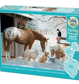 Winter Barnyard (Family) 350pc Puzzle