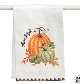 HARVEST MEMORIES PUMPKIN TEA TOWEL
