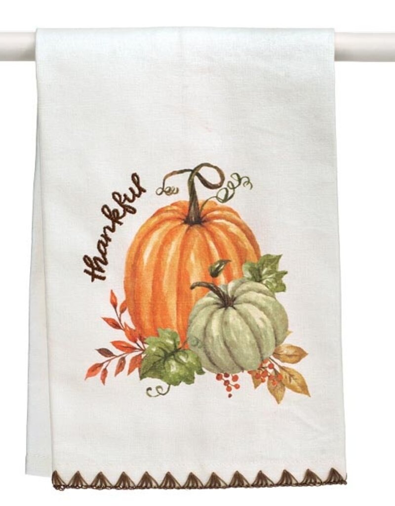 HARVEST MEMORIES PUMPKIN TEA TOWEL