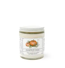 Soy Candle, Pumpkin Sage- Small