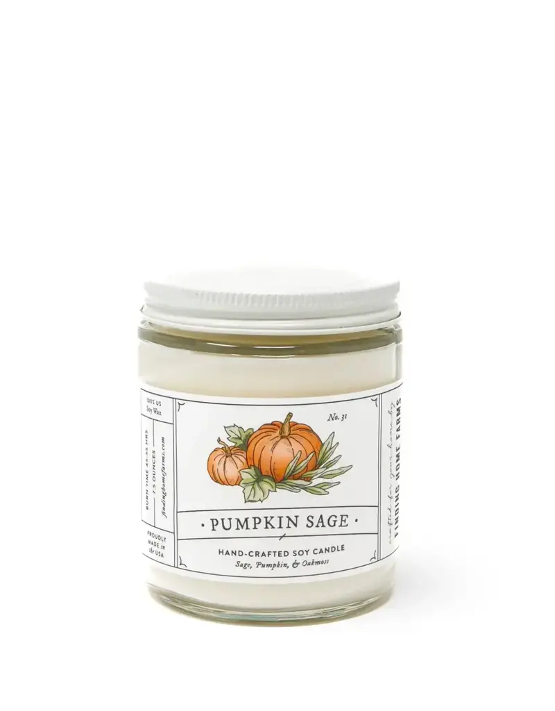 Soy Candle, Pumpkin Sage- Small