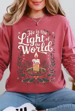 Light of the World Long Sleeve Christmas Shirt