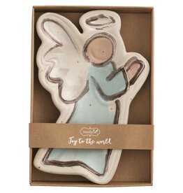 SIDEWAYS ANGEL TIDBIT DISH