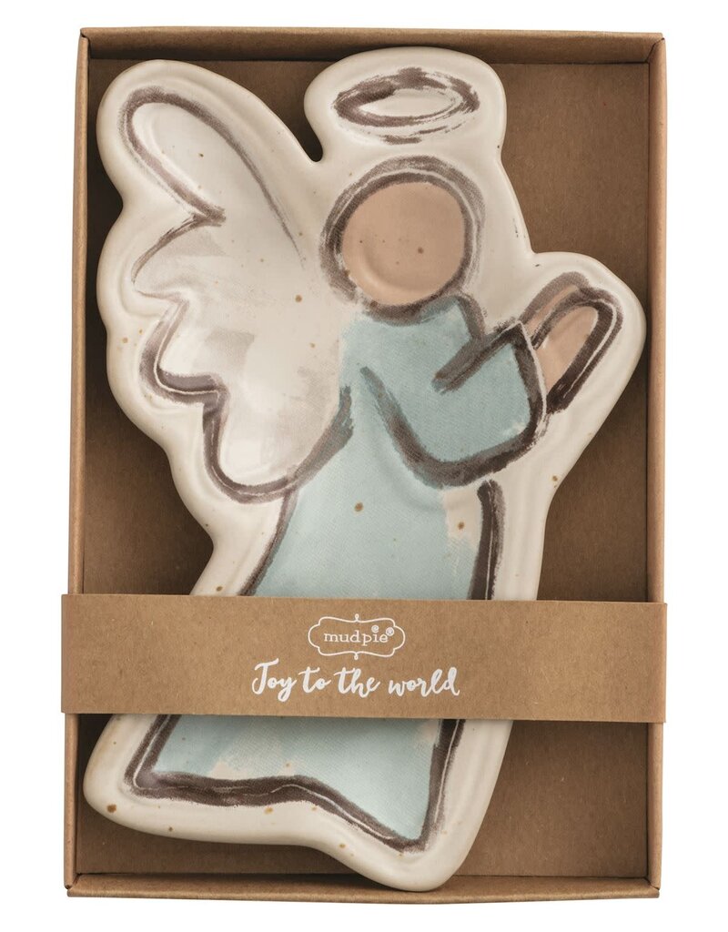 SIDEWAYS ANGEL TIDBIT DISH