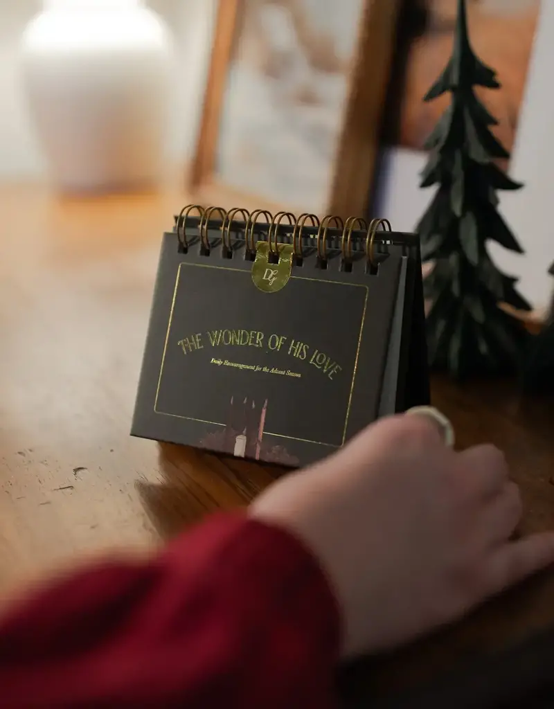 The Wonder of His Love | Daily Encouragement Flip Calendar For the Advent Season