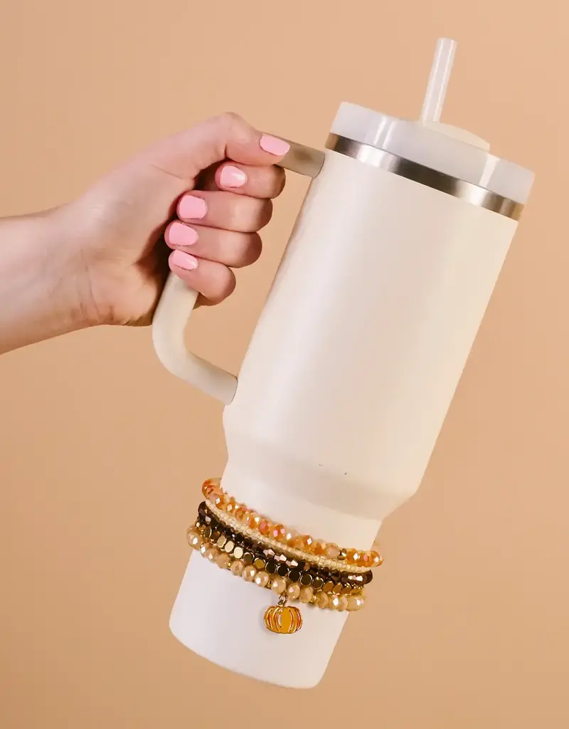 Tumbler Bracelet Stack-Autumn Glow