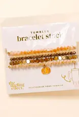 Tumbler Bracelet Stack-Autumn Glow