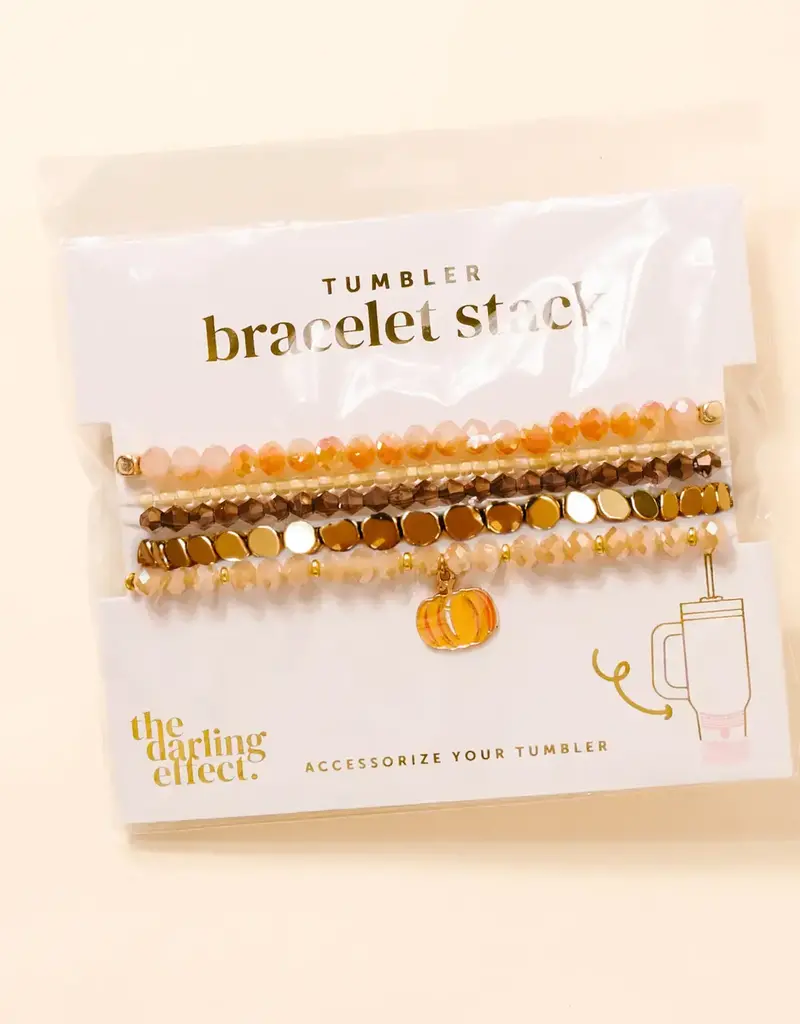 Tumbler Bracelet Stack-Autumn Glow