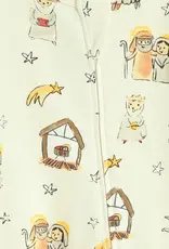 Away in a Manger PJ Footless Onesie Cotton