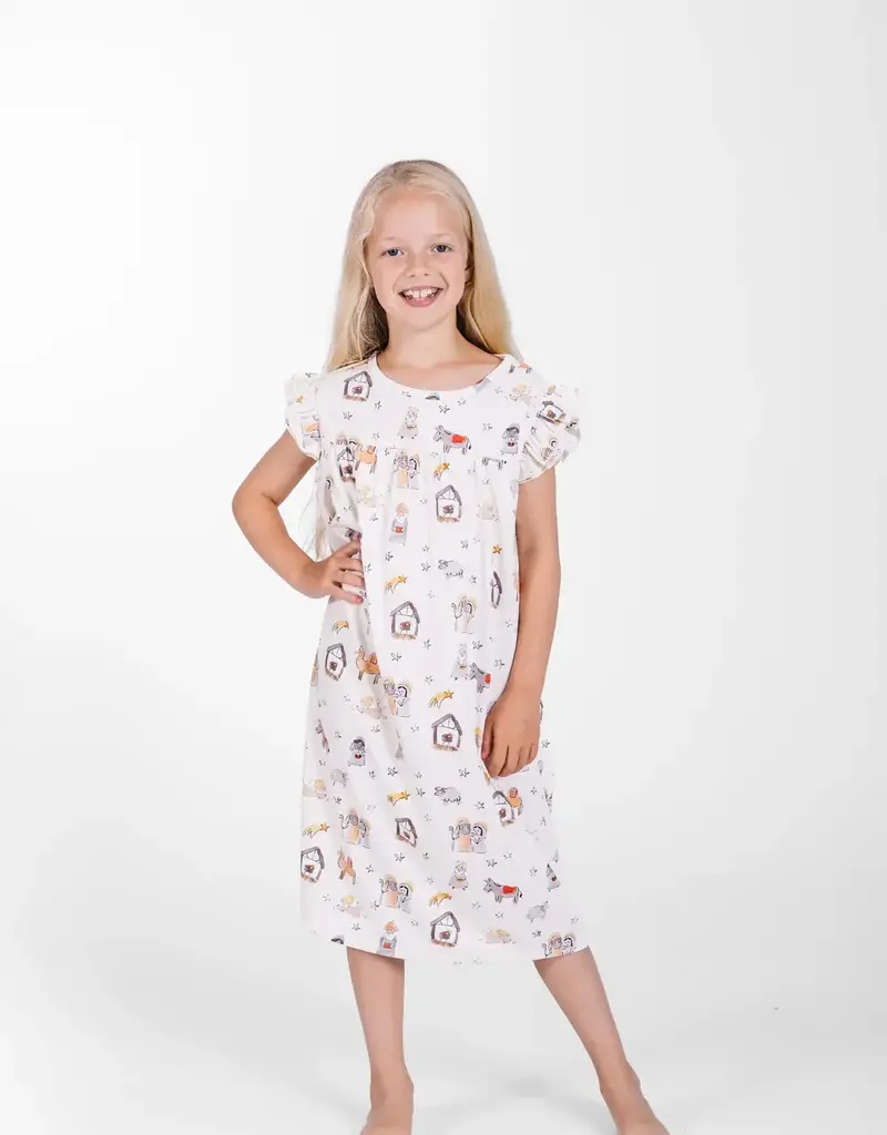 Away in a Manger PJ Girls Nightgown