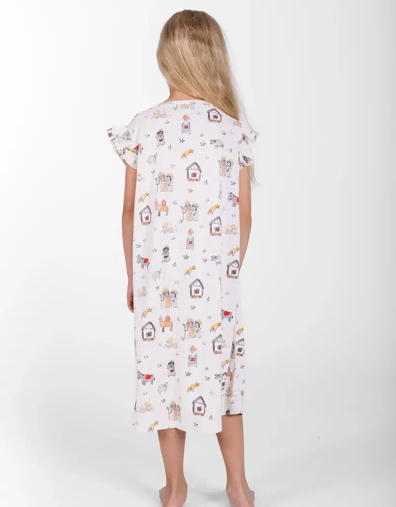 Away in a Manger PJ Girls Nightgown