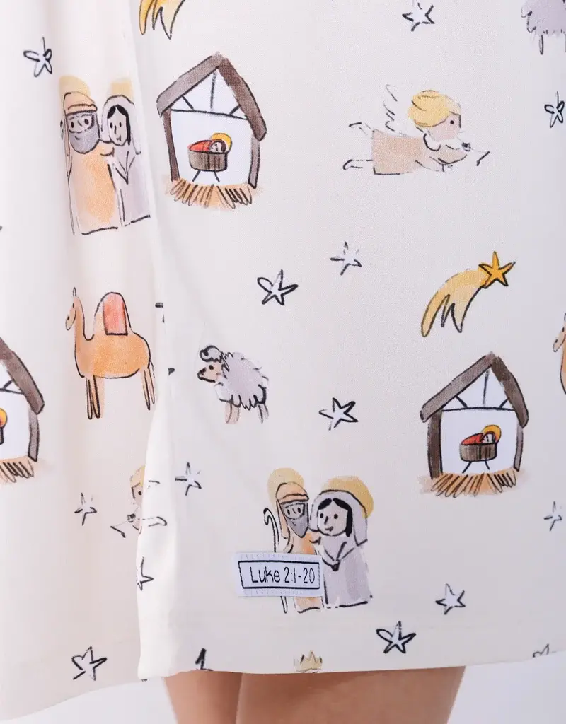 Away in a Manger PJ Girls Nightgown