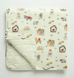 Away in a Manger Blanket Cotton