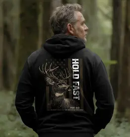 HOLD FAST Mens Hoody Deer Flag
