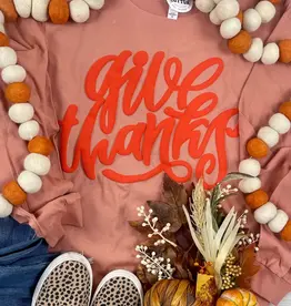 Give Thanks {Puff} Tee
