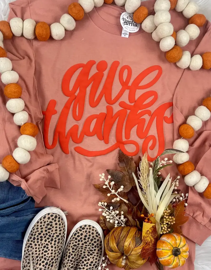 Give Thanks {Puff} Tee