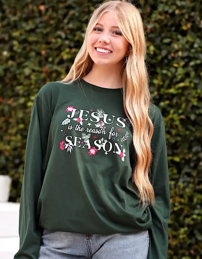 Jesus Is the Reason  Long Sleeve Shirt