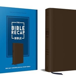 The Bible Recap 365-Day Chronological Study Bible, English Standard Version - Imitation Leather, Brown