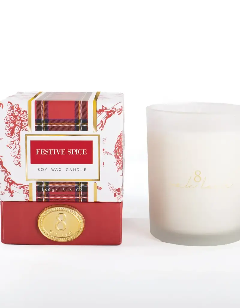 Festive Spice 5.6oz Soy Wax Candle