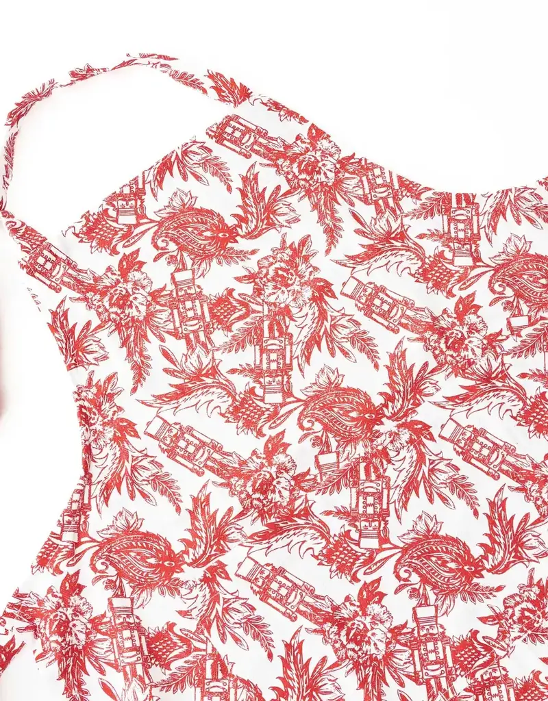 Nutcracker Toile Apron