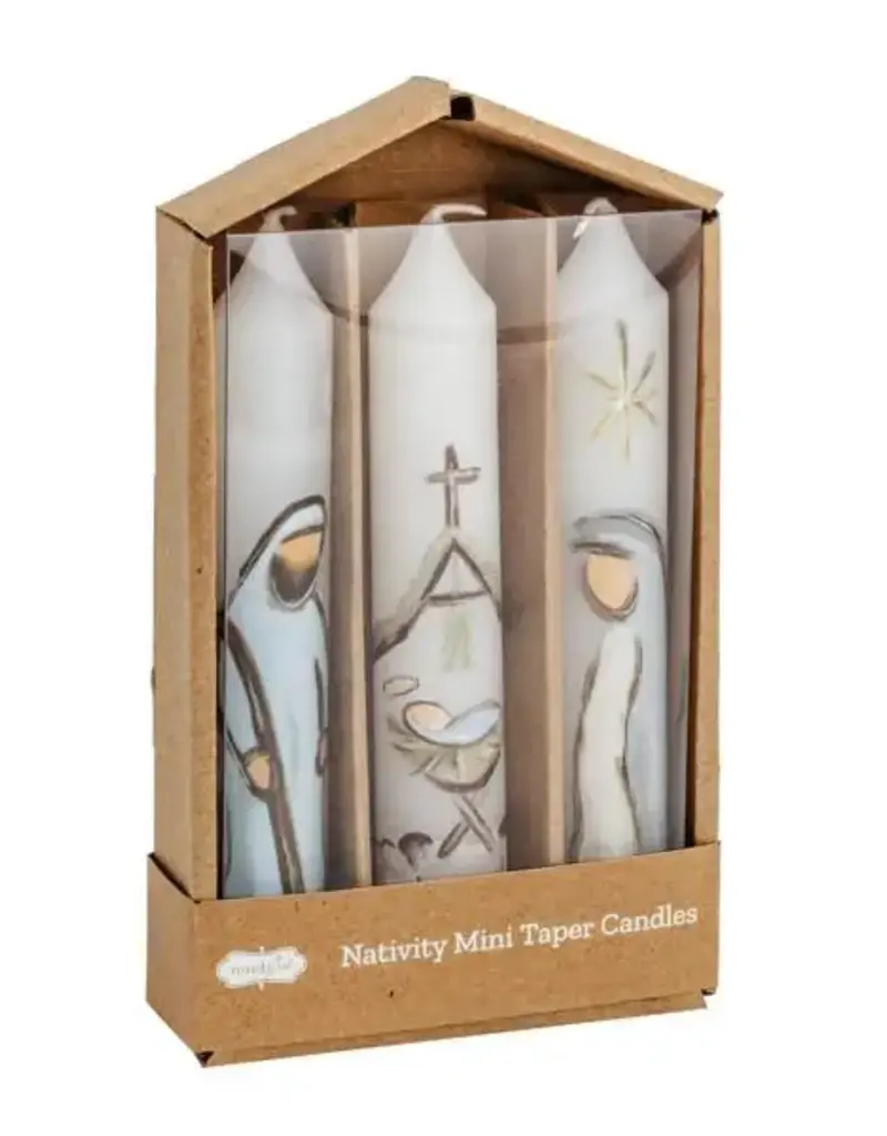 Nativity Mini Taper Candles Set