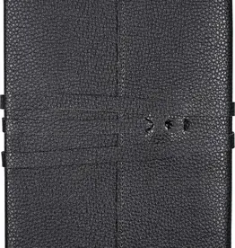 Black Leather Wrap Journal